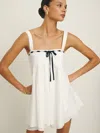 Reformation Shai Sleeveless Minidress In White