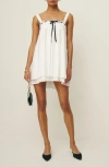 Reformation Shai Sleeveless Minidress In White