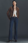 Reformation Sharon Stretch Mid-rise Bootcut Jeans In Blue