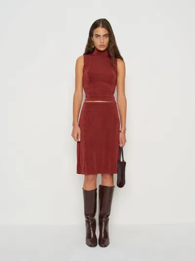 Reformation Shaye Knit Two Piece In Pink