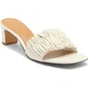 Reformation Shereen Ruched Slide Sandal