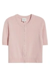 Reformation Maude Cashmere Cardigan Cherry Blossom In Pink