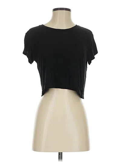 Pre-owned Reformation Short Sleeve T-shirt In Black