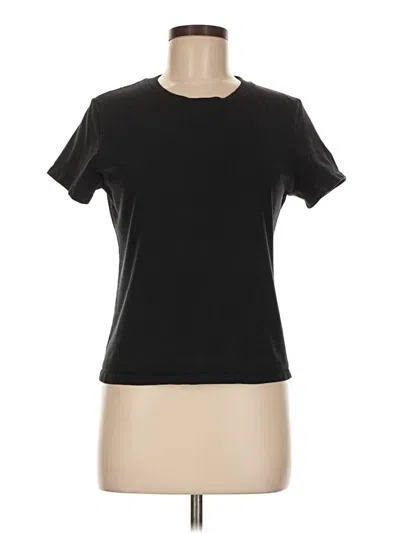 Pre-owned Reformation Short Sleeve T-shirt In Black