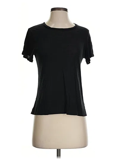 Pre-owned Reformation Short Sleeve T-shirt In Black