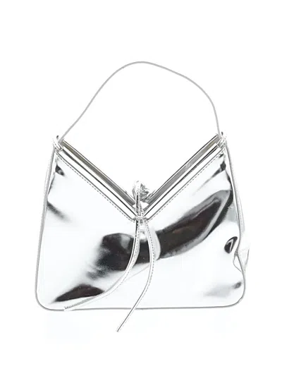 Pre-owned Reformation Shoulder Bag In Silver
