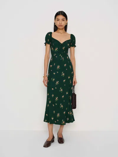 Reformation Shyla Dress In Green