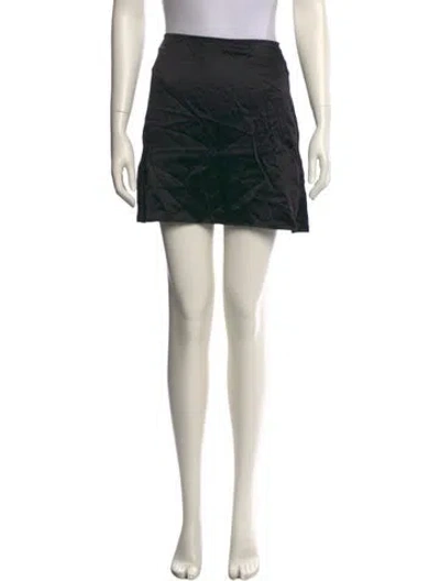 Pre-owned Reformation Silk Mini Skirt In Multi