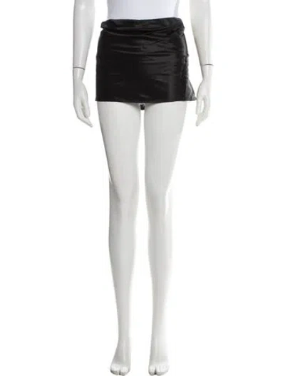 Pre-owned Reformation Silk Mini Skirt In White