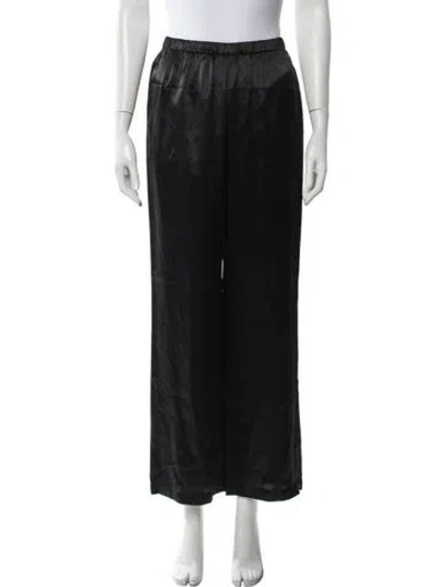 Pre-owned Reformation Silk Pajamas In Black