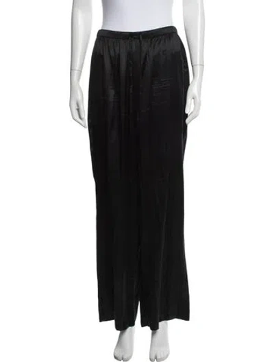 Pre-owned Reformation Silk Pajamas In Black