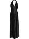 Reformation Silk Polka Dot Dress In Black