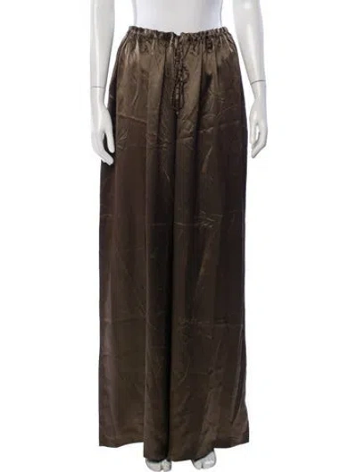 Pre-owned Reformation Silk Wide Leg Pants W/ Tags