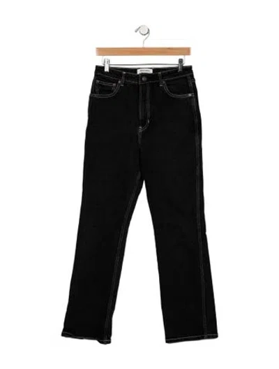 Pre-owned Reformation Skinny Jeans In Gray