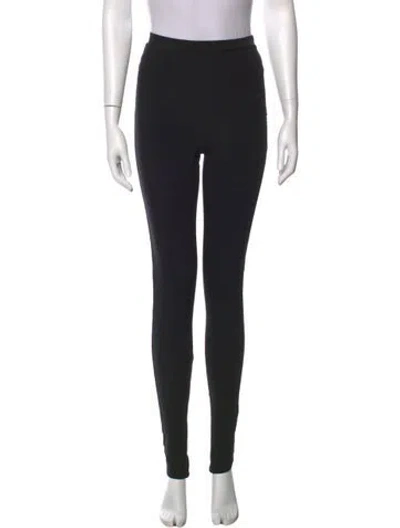 Pre-owned Reformation Skinny Leg Pants In Black