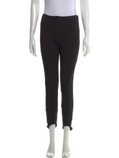 Pre-owned Reformation Skinny Leg Pants In Black