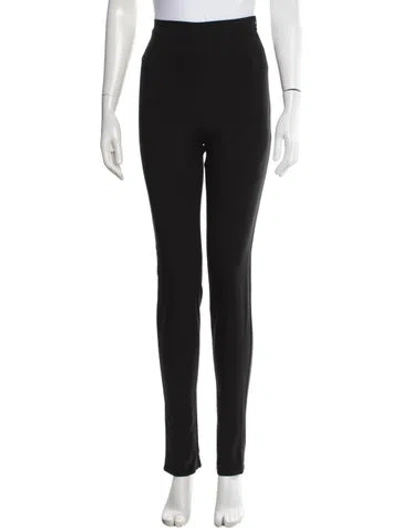 Pre-owned Reformation Skinny Leg Pants In Black