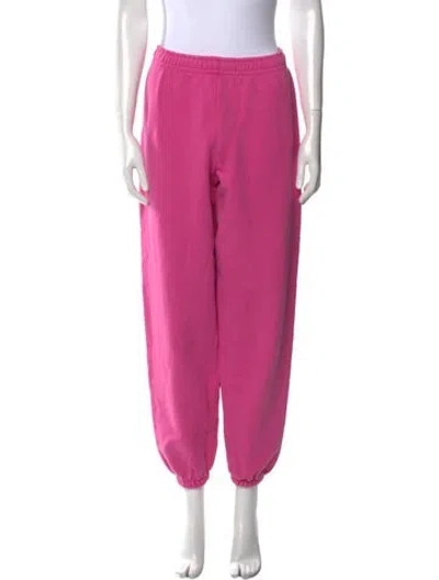 Pre-owned Reformation Skinny Leg Pants In Pink