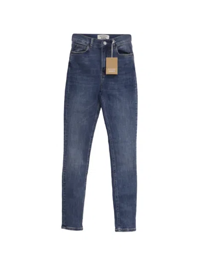 Pre-owned Reformation Skinny-fit Jeans In Blue