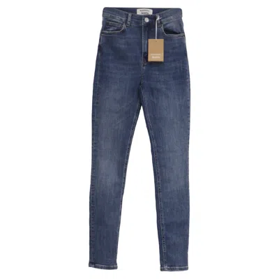 Reformation Skinny-fit Jeans In Blue Cotton In Black