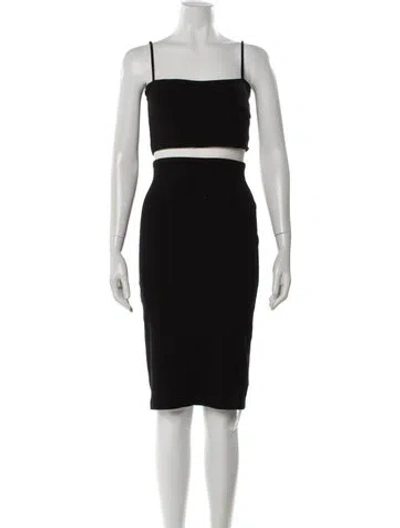 Pre-owned Reformation Skirt Set In Black