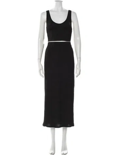 Pre-owned Reformation Skirt Set In Black