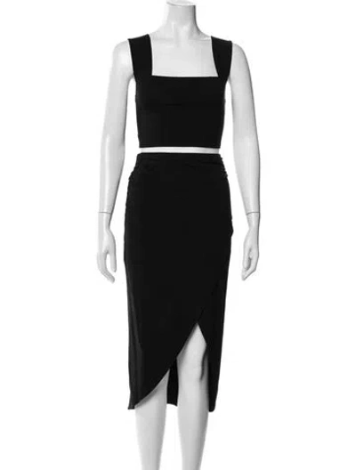 Pre-owned Reformation Skirt Set In Black