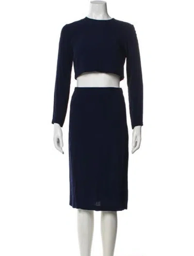 Pre-owned Reformation Skirt Set In Blue