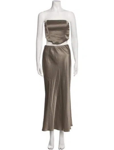 Pre-owned Reformation Skirt Set In Green