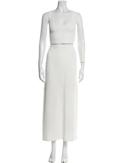 Pre-owned Reformation Skirt Set In Neutral
