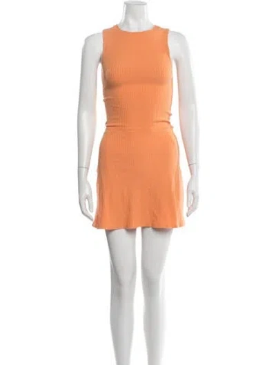 Pre-owned Reformation Skirt Set In Orange