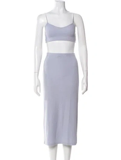 Pre-owned Reformation Skirt Set In Purple