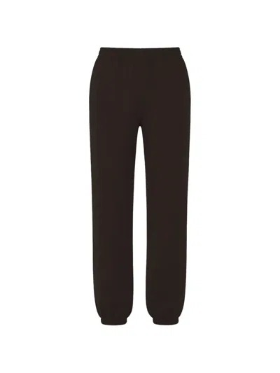 Reformation Skye Boyfriend Elasticated Sweatpants In Brown