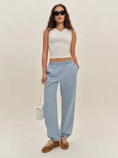 Reformation Skye Boyfriend Sweatpant In Blue