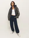 Reformation Skye Boyfriend Sweatpant In Midnight