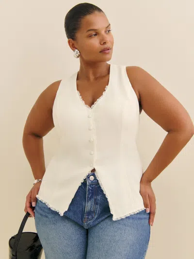 Reformation Skylar Top Es In Gossamer