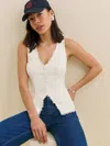 Reformation Skylar Top In Gossamer