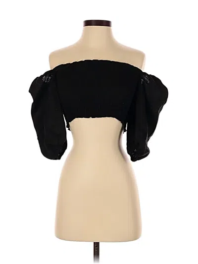 Pre-owned Reformation Sleeveless Blouse In Black