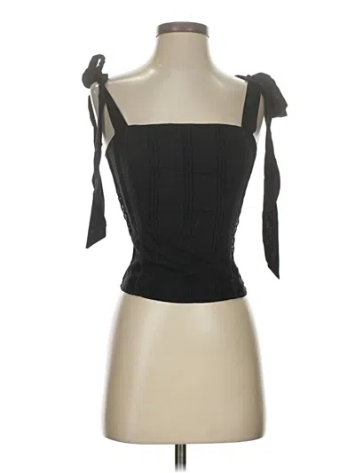 Pre-owned Reformation Sleeveless Blouse In Black