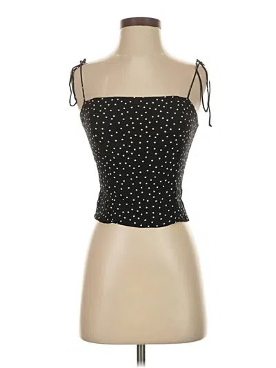 Pre-owned Reformation Sleeveless Blouse In Black