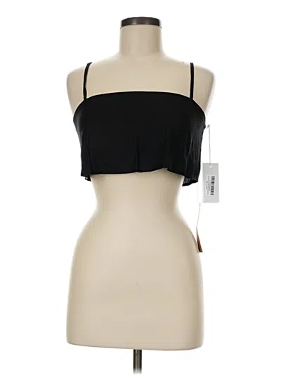 Reformation Sleeveless Blouse In Black