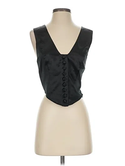 Pre-owned Reformation Sleeveless Blouse In Black