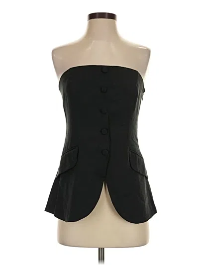 Pre-owned Reformation Sleeveless Blouse In Black
