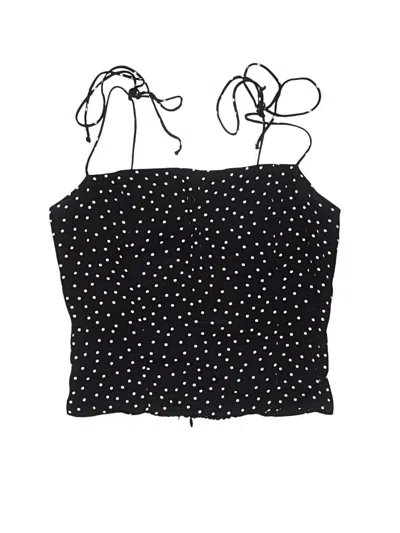 Pre-owned Reformation Sleeveless Blouse In Black