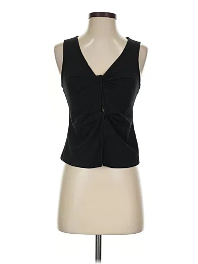 Pre-owned Reformation Sleeveless Blouse In Black