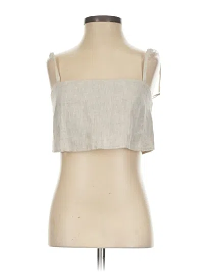 Pre-owned Reformation Sleeveless Blouse In Brown