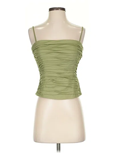 Pre-owned Reformation Sleeveless Blouse In Green