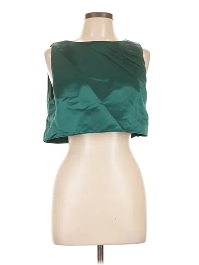 Pre-owned Reformation Sleeveless Blouse In Green