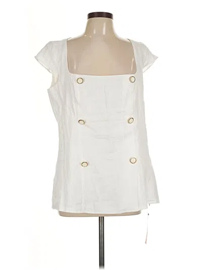 Pre-owned Reformation Sleeveless Blouse In Ivory