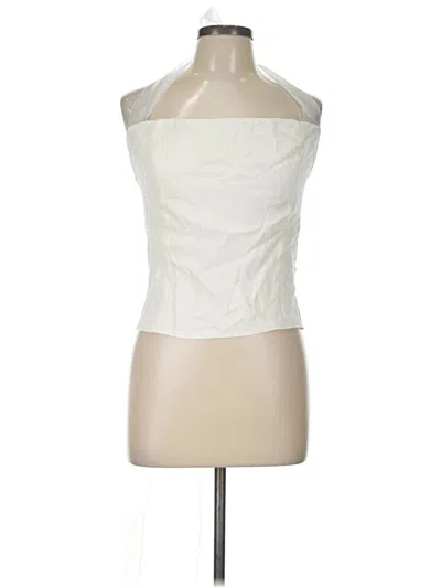 Pre-owned Reformation Sleeveless Blouse In Ivory